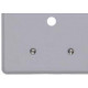 Placa Conjunto Ilumi Cinza 4X4 - 1 Furo Placa Conjunto Ilumi Cinza 4X4 - 1 Furo