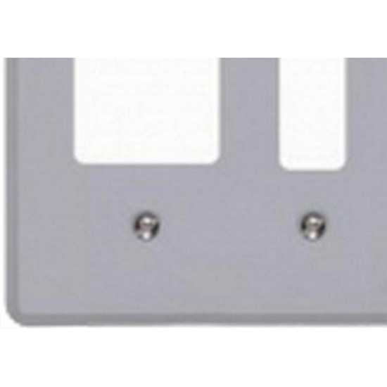 Placa Conjunto Ilumi Cinza 4X4 - 1 Interruptor Vertical + 2 Interruptores Horizontais - Kit C/10 Pecas Placa Conjunto Ilumi Cinza 4X4 - 1 Interruptor Vertical + 2 Interruptores Horizontais - Kit C/10 Pecas