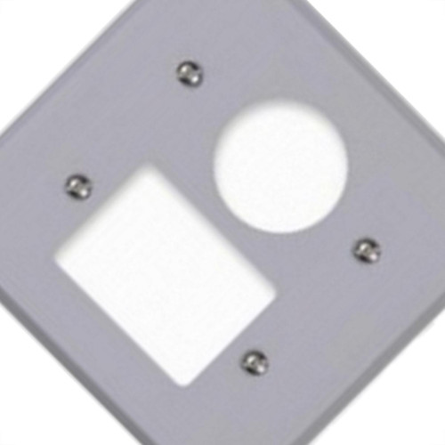 Placa Conjunto Ilumi Cinza 4X4 - 3 Interruptores + 1Tomada Redonda - Kit C/10 Pecas Placa Conjunto Ilumi Cinza 4X4 - 3 Interruptores + 1Tomada Redonda - Kit C/10 Pecas