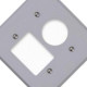 Placa Conjunto Ilumi Cinza 4X4 - 3 Interruptores + 1Tomada Redonda - Kit C/10 Pecas Placa Conjunto Ilumi Cinza 4X4 - 3 Interruptores + 1Tomada Redonda - Kit C/10 Pecas