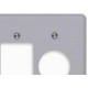 Placa Conjunto Ilumi Cinza 4X4 - 3 Interruptores + 1Tomada Redonda - Kit C/10 Pecas Placa Conjunto Ilumi Cinza 4X4 - 3 Interruptores + 1Tomada Redonda - Kit C/10 Pecas