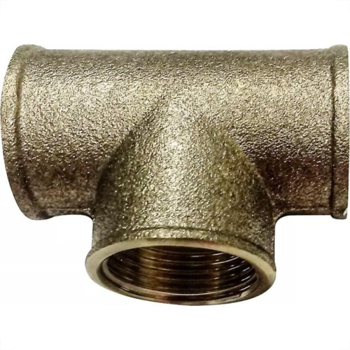 Te Latao Amarelo Metais Rei 3/4'' Rr Te Latao Amarelo Metais Rei 3/4'' Rr