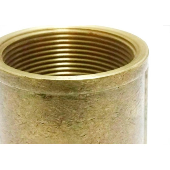 Luva Latao Amarelo Metais Rei 1/2'' Rr Luva Latao Amarelo Metais Rei 1/2'' Rr