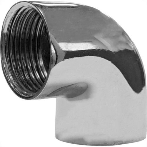 Joelho Latao Cromado Metais Rei 90º 3/4'' Joelho Latao Cromado Metais Rei 90º 3/4''