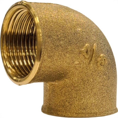 Joelho Latao Amarelo Metais Rei 90º X 3/4''