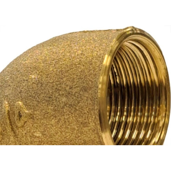 Joelho Latao Amarelo Metais Rei 90º X 3/4''