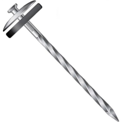 Prego Telheiro Jomarca Galvanizado Ardox  18X27 (3,40X62mm) Pacote 1/2Kg