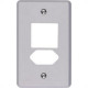Placa Conjunto Ilumi Cinza 4X2 - 2 Interruptores + I Tomada - 13430 - Kit C/10 Pecas Placa Conjunto Ilumi Cinza 4X2 - 2 Interruptores + I Tomada - 13430 - Kit C/10 Pecas