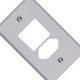 Placa Conjunto Ilumi Cinza 4X2 - 2 Interruptores + I Tomada - 13430 - Kit C/10 Pecas Placa Conjunto Ilumi Cinza 4X2 - 2 Interruptores + I Tomada - 13430 - Kit C/10 Pecas
