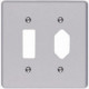 Placa Conjunto Ilumi Cinza 4X4 - 1 Interruptor + 1 Tomada - Kit C/10 Pecas Placa Conjunto Ilumi Cinza 4X4 - 1 Interruptor + 1 Tomada - Kit C/10 Pecas
