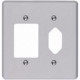 Placa Conjunto Ilumi Cinza 4X4 - 3 Interruptores + 1Tomada - Kit C/10 Pecas Placa Conjunto Ilumi Cinza 4X4 - 3 Interruptores + 1Tomada - Kit C/10 Pecas
