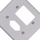 Placa Conjunto Ilumi Cinza 4X4 - 3 Interruptores + 1Tomada - Kit C/10 Pecas Placa Conjunto Ilumi Cinza 4X4 - 3 Interruptores + 1Tomada - Kit C/10 Pecas