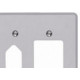 Placa Conjunto Ilumi Cinza 4X4 - 3 Interruptores + 1Tomada - Kit C/10 Pecas Placa Conjunto Ilumi Cinza 4X4 - 3 Interruptores + 1Tomada - Kit C/10 Pecas