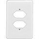 Placa Conjunto Ilumi Stylus Branco 4X2 - 2 Tomadas - 20410 Placa Conjunto Ilumi Stylus Branco 4X2 - 2 Tomadas - 20410