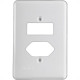 Placa Conjunto Ilumi Stylus Branco 4X2 - 1 Interruptor + 1 Tomada - 20420 Placa Conjunto Ilumi Stylus Branco 4X2 - 1 Interruptor + 1 Tomada - 20420