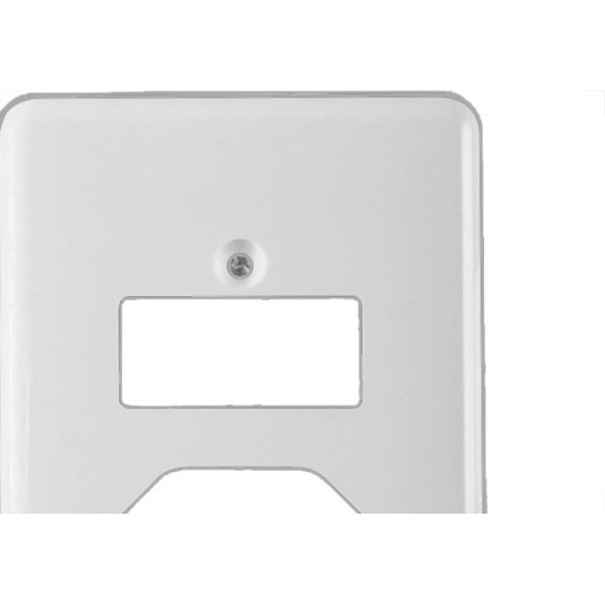 Placa Conjunto Ilumi Stylus Branco 4X2 - 1 Interruptor + 1 Tomada - 20420 Placa Conjunto Ilumi Stylus Branco 4X2 - 1 Interruptor + 1 Tomada - 20420