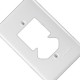 Placa Conjunto Ilumi Stylus Branco 4X2 - 2 Interruptores + 1 Tomada - 20430 Placa Conjunto Ilumi Stylus Branco 4X2 - 2 Interruptores + 1 Tomada - 20430