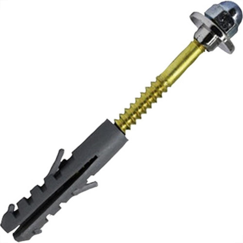 Parafuso Para Vaso Sanitario Bognar Latao B-10 Arruela Abs Cromado Com 20 Pecas