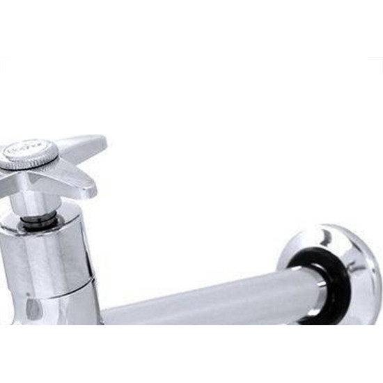 Torneira Pia Parede Metal Bognar 1158 - C-33 Light - 3/4'' E 1/2'' Torneira Pia Parede Metal Bognar 1158 - C-33 Light - 3/4'' E 1/2''
