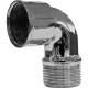 Joelho Latao Cromado Metais Rei Macho/Femea 3/4'' Joelho Latao Cromado Metais Rei Macho/Femea 3/4''