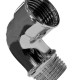Joelho Latao Cromado Metais Rei Macho/Femea 1/2'' Joelho Latao Cromado Metais Rei Macho/Femea 1/2''