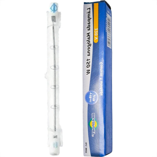 Lampada Halogena Brasfort .150X220V. 118Mm Lampada Halogena Brasfort .150X220V. 118Mm