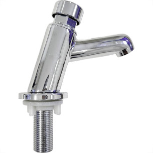 Torneira Automatica Lavatorio Metal Mesa Bognar Cromada 3551
