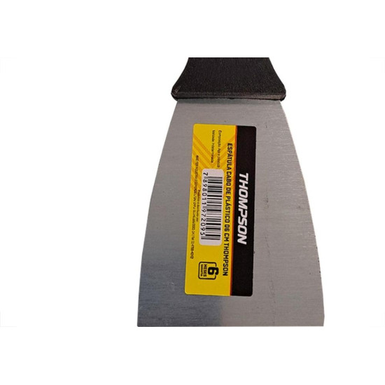 Espatula Thompson Aco Temperado Cabo Plastico 6Cm - Kit C/12 Pecas Espatula Thompson Aco Temperado Cabo Plastico 6Cm - Kit C/12 Pecas