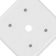 Placa Conjunto Ilumi Stylus Branco 4X4 - 1 Furo - 245B Placa Conjunto Ilumi Stylus Branco 4X4 - 1 Furo - 245B