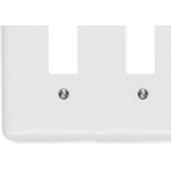 Placa Conjunto Ilumi Stylus Branco 4X4 - 2 Interruptores 250-G Placa Conjunto Ilumi Stylus Branco 4X4 - 2 Interruptores 250-G