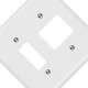 Placa Conjunto Ilumi Stylus Branco 4X4 - 1 Interruptor Vertical + 2 Horizontais Placa Conjunto Ilumi Stylus Branco 4X4 - 1 Interruptor Vertical + 2 Horizontais