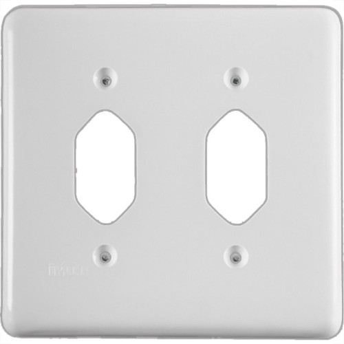 Placa Conjunto Ilumi Stylus Branco 4X4 - 1 Tomada + 1 Tomada 248E1 Placa Conjunto Ilumi Stylus Branco 4X4 - 1 Tomada + 1 Tomada 248E1