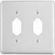 Placa Conjunto Ilumi Stylus Branco 4X4 - 1 Tomada + 1 Tomada 248E1 Placa Conjunto Ilumi Stylus Branco 4X4 - 1 Tomada + 1 Tomada 248E1