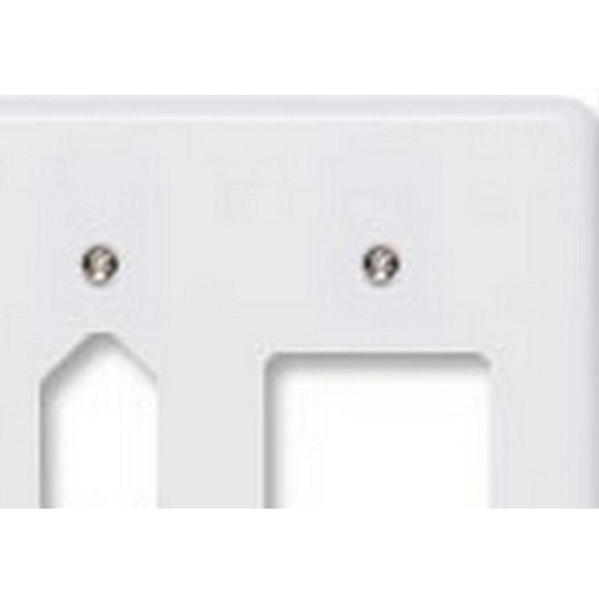 Placa Conjunto Ilumi Stylus Branco 4X4 - 2 Interruptores + 1 Tomada Placa Conjunto Ilumi Stylus Branco 4X4 - 2 Interruptores + 1 Tomada