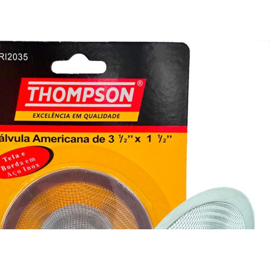 Ralinho Aco Inox Thompson Valvula Americana 3.1/2'' - Kit C/12 Pecas Ralinho Aco Inox Thompson Valvula Americana 3.1/2'' - Kit C/12 Pecas