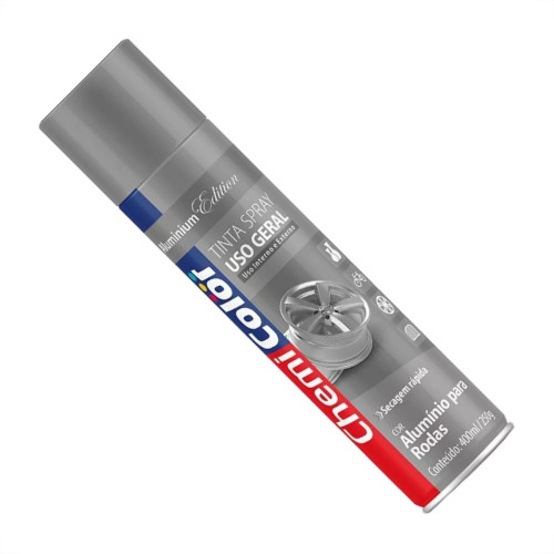 Spray Chemicolor Aluminio Para Rodas 400Ml/250G. Spray Chemicolor Aluminio Para Rodas 400Ml/250G.