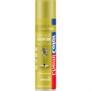 Spray Chemicolor Metalico Ouro 400Ml/235G.