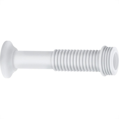 Tubo Ligacao Censi Plastico Branco Ajustavel Sanfonado Com Spud - 7290 Tubo Ligacao Censi Plastico Branco Ajustavel Sanfonado Com Spud - 7290