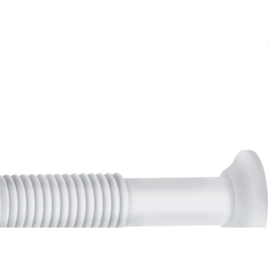 Tubo Ligacao Censi Plastico Branco Ajustavel Sanfonado Com Spud - 7290 Tubo Ligacao Censi Plastico Branco Ajustavel Sanfonado Com Spud - 7290