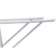 Suporte Prateleira Mao Francesa Overtime Reforcado 40Cm Branco - Kit C/12 Pecas Suporte Prateleira Mao Francesa Overtime Reforcado 40Cm Branco - Kit C/12 Pecas