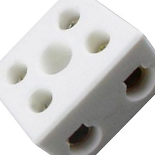 Conector Porcelana Brasfort 2 Polos - 06Mm Fixar - 8607 - Kit C/10 Pecas Conector Porcelana Brasfort 2 Polos - 06Mm Fixar - 8607 - Kit C/10 Pecas