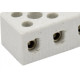 Conector Porcelana Brasfort 3 Polos - 06Mm Fixar - 8608 - Kit C/10 Pecas