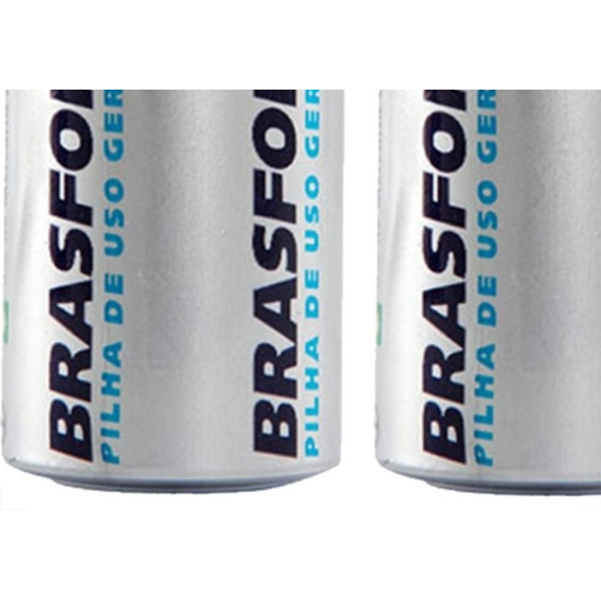 Pilha Brasfort C Media Cartela Com 2 Pecas 6310