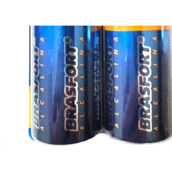 Pilha Brasfort Alcalina D Grande Cartela Com 02 Pecas 6303 Pilha Brasfort Alcalina D Grande Cartela Com 02 Pecas 6303