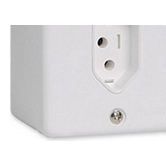 Sistema Box Ilumi 1 Tomada 2 Polos+Terra 20A. Branco - 63141