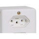 Sistema Box Ilumi 2 Tomadas 2 Polos+Terra 10A. Branco - 63120 Sistema Box Ilumi 2 Tomadas 2 Polos+Terra 10A. Branco - 63120