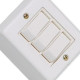 Sistema Box Ilumi 3 Simples 6A. Branco - 6319 Sistema Box Ilumi 3 Simples 6A. Branco - 6319