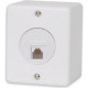 Sistema Box Ilumi 1 Tomada Modulo Rj-45 Branco - 6364