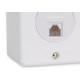 Sistema Box Ilumi 1 Tomada Modulo Rj-45 Branco - 6364