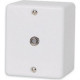 Sistema Box Ilumi Conector Antena Tv Branco - 6363